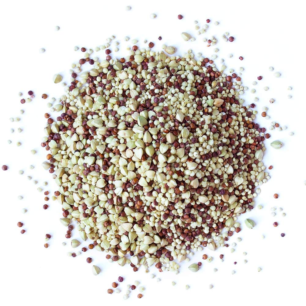 Food To Live Organic Super Grains Blend, 12 Ounces — A Mix Of Millet, Buckwheat, Red And White Quinoa. Non-Gmo, Non-Irradiated, Vegan Superfood, Bulk