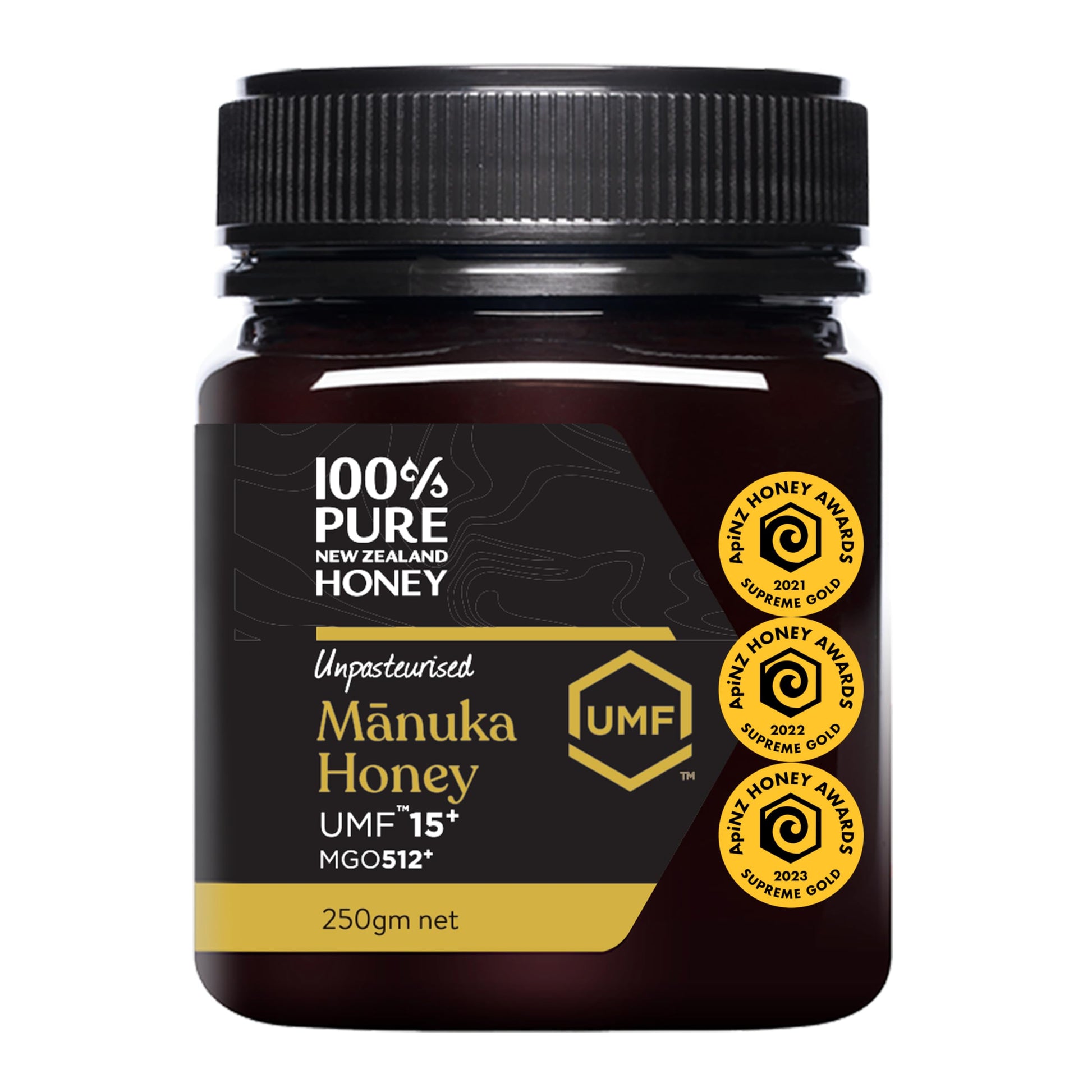 Manuka Honey New Zealand - Certified Umf 15+ (Mgo 512+) 100% Pure New Zealand Manuka Honey, Raw Manuka Honey, 8.8 Ounce (250G) (