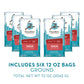 Caribou Coffee, Dark Roast Ground Coffee - Mahogany Blend 72 Ounces (6 Bags of 12 Ounces)