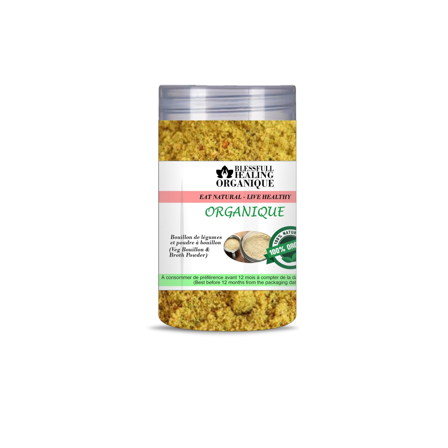 Blessfull Healing Organic Veg Bouillon & Broth Powder 100 Gram