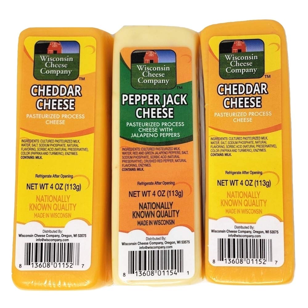 Wisconsin Cheese Company - Grand Cheese & Sausage Gift Box - 100% Wisconsin Cheddar & Pepper Jack Cheese, Sausage,  Ers, Pretzel & Mustard | Perfect For Parties, Charcuterie Boards, And Holiday Gifts