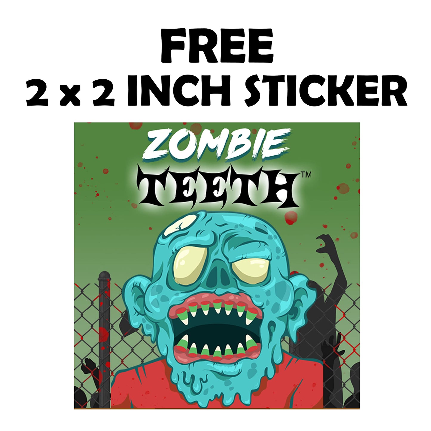 Zombie Teeth Candy Corn Fun Unique Halloween Candy Gag Gift for Birthday Girls, Boys, Kids & Teens (7 Ounces)