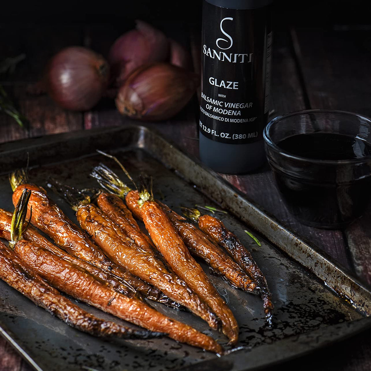 Sanniti Italian Balsamic Vinegar Glaze, 12.9 Ounce (Pack of 2)