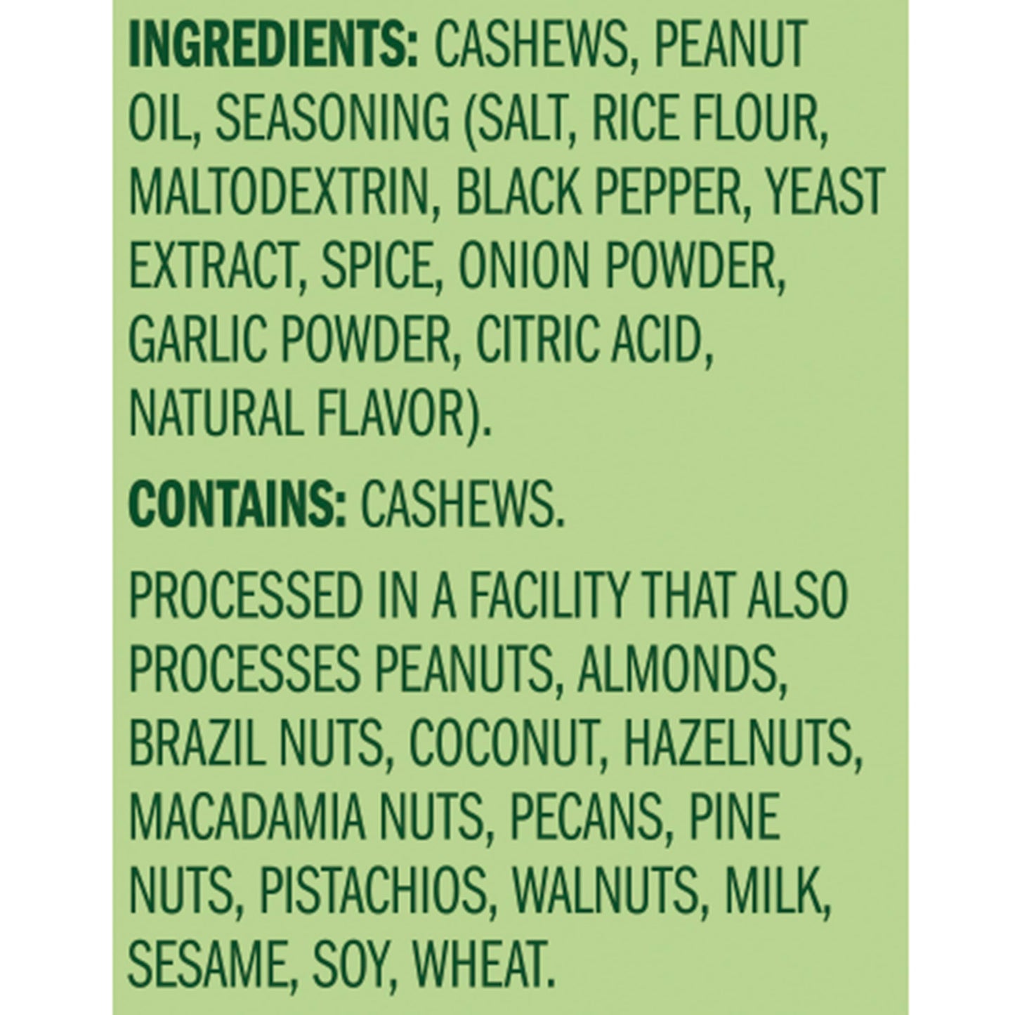 Emerald Salt & Pepper Cashews 5 oz (2 Pack)