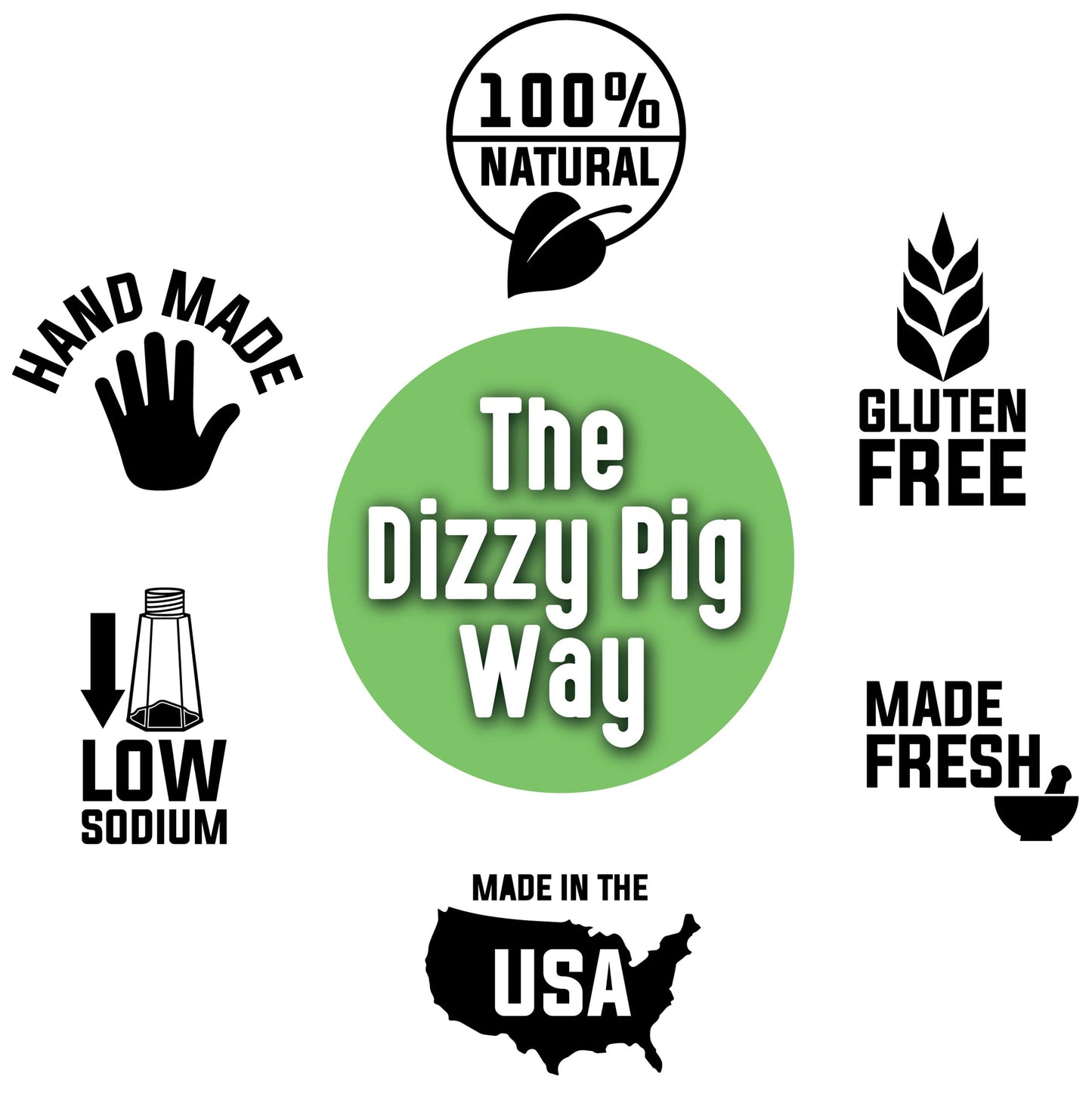 Dizzy Pig Salt Free Dizzy Dust All Purpose Seasoning And Bbq Rub - 6.7Oz