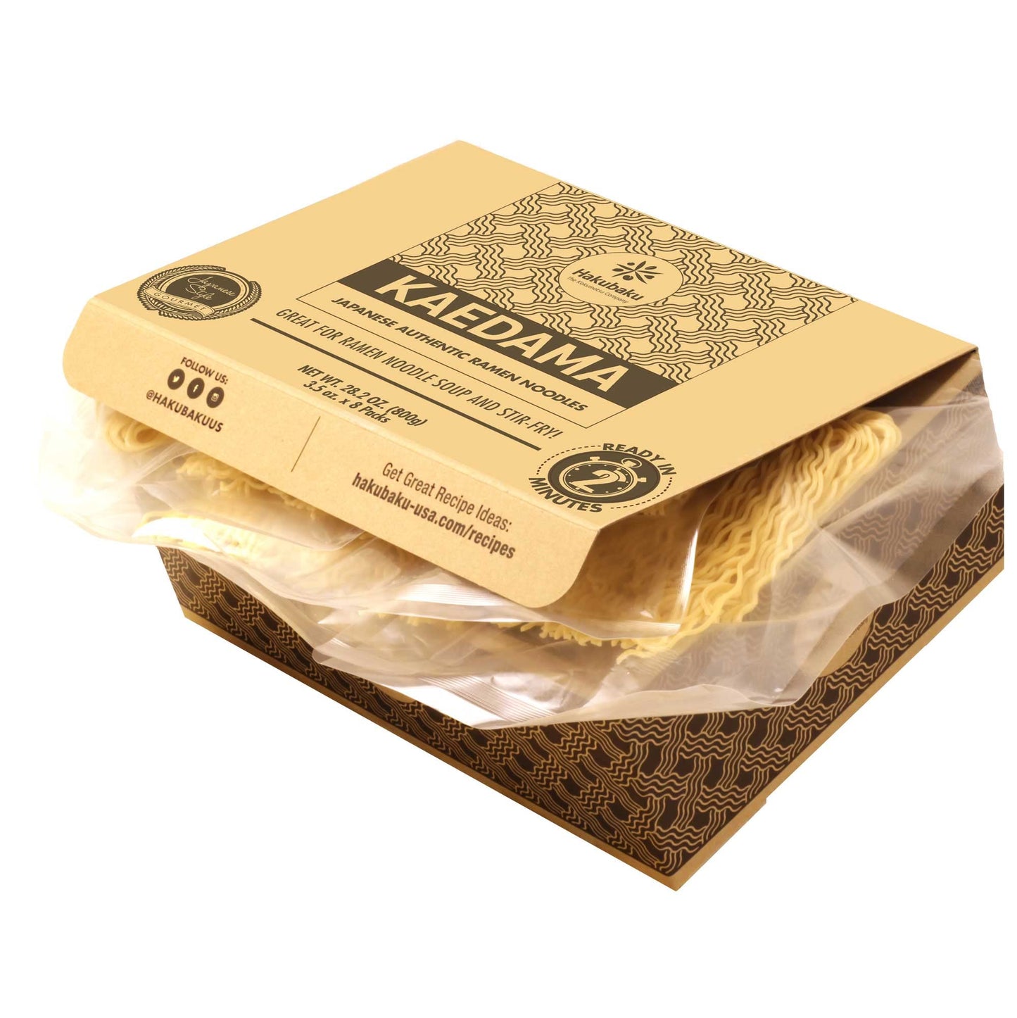 Hakubaku Authentic Ramen Noodles (8 PAcK)