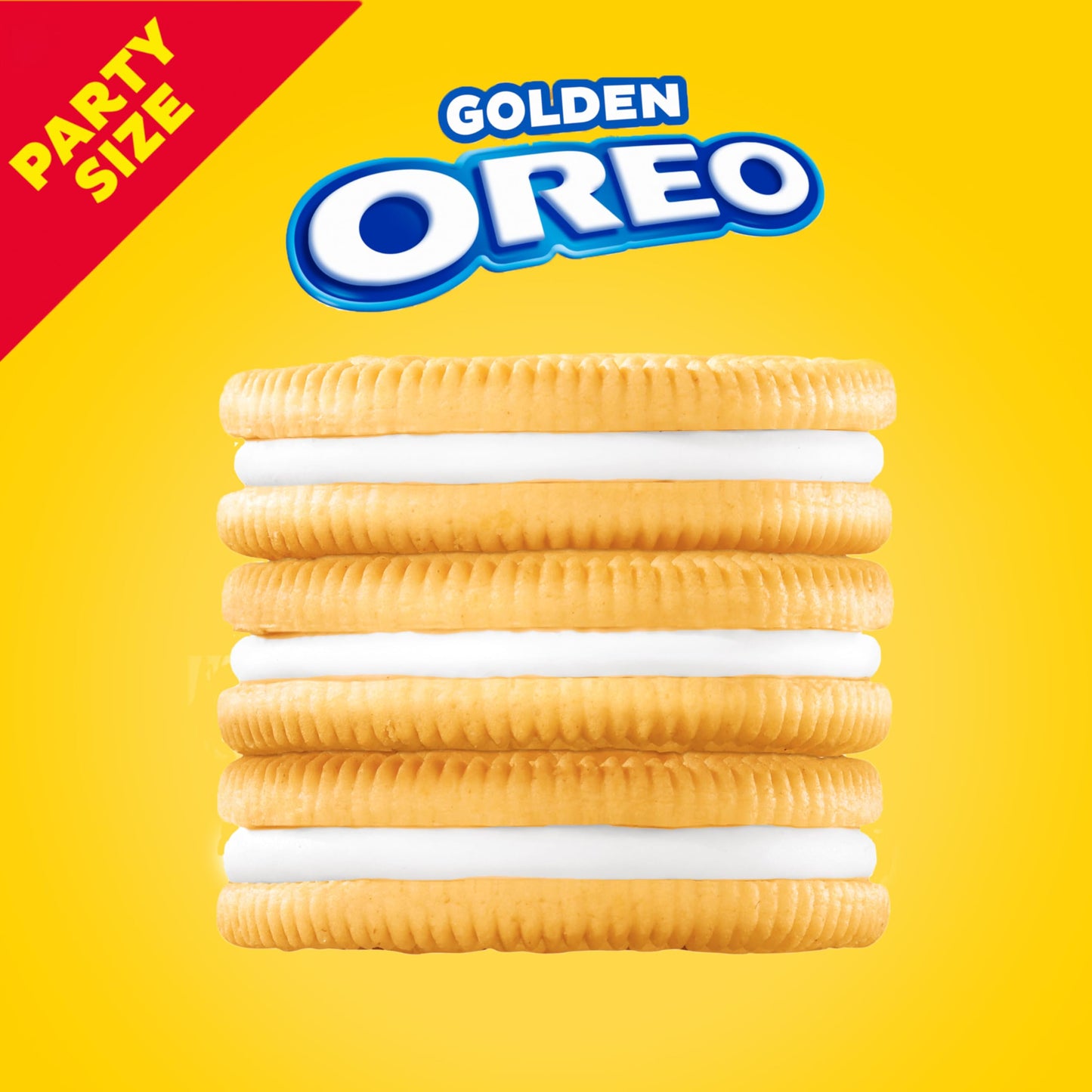 OREO Golden Sandwich Cookies, Party Size, 24.16 oz.