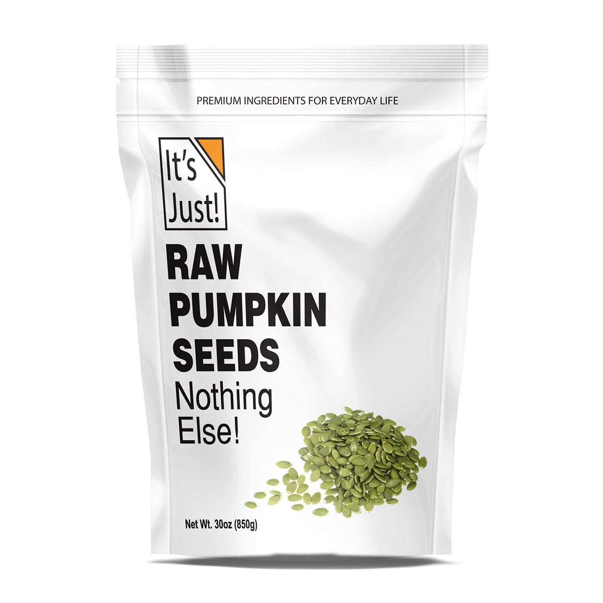 It'S Just - Pumpkin Seeds (Pepitas), No Shell, Keto Friendly Snacking, Non-Gmo, Packed In Usa (Raw/Unsalted, 30 Ounce)
