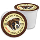 Boxer Coffee 52 Count Decaf Vanilla Bean Swiss Water Process Natural Flavoring Single-Serve Cups Pods Specialty Grade gourmet artisan coffee  Keurig K-Cup 2.0 Compatible