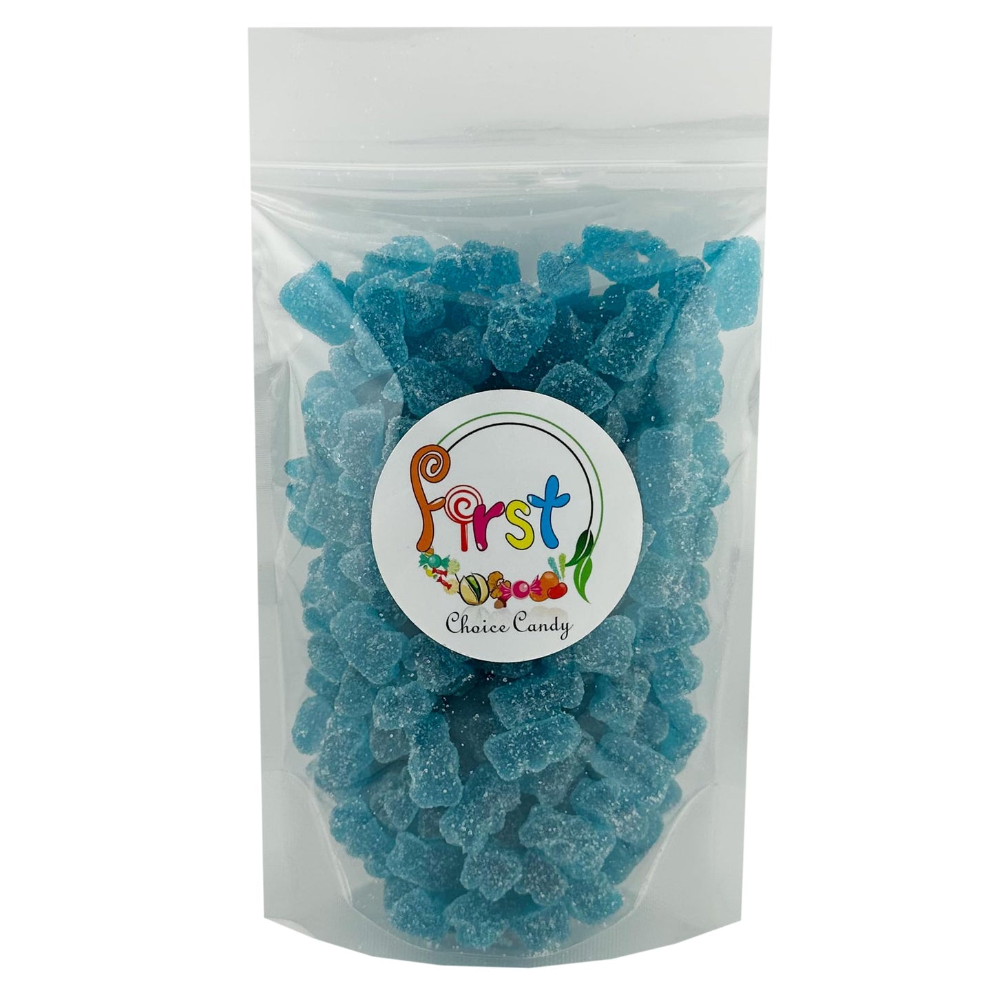 FirstChoiceCandy Sour Wacky Gummy Fun Bears, Sour Blue Raspberry, 2.2 Pound