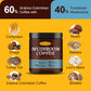 Orgnisulmte Premium Mushroom Coffee 4.58 Oz, Fresh Ground Colombian Instant Coffee With 7 Superfood Mushrooms Better Taste, Natu