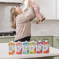 Serenity Kids 6+ Months Chicken Mexican Stew Baby Food Pouch - 3.5 Oz, Pack Of 12 - Dv 5G Protein Baby Protein Pouches - Chicken Veggie Puree - On-The-Go Convenience
