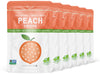 Natures Turn Freeze-Dried Peach Crisps - Healthy, Gluten-Free, Crispy & Delicious, Plant-Based Snack, Ideal for Cereal, Smoothie