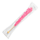 Pink Rock Candy Sugar Sticks - Cherry Flavored - 36 Individually Wrapped Pink Candy