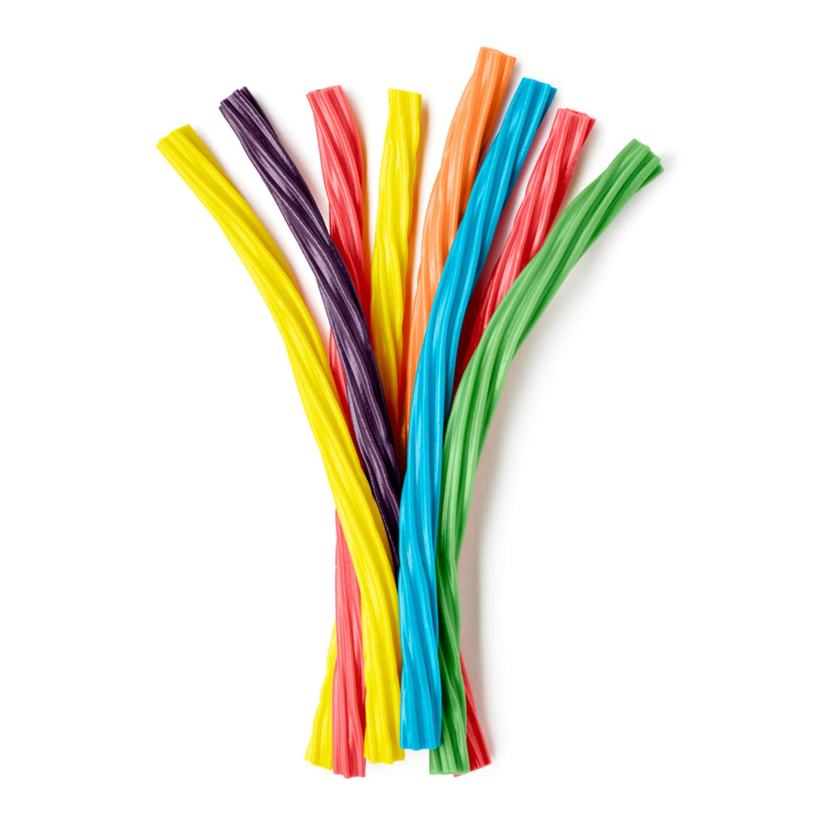 Twizzlers Twists Rainbow Flavored Licorice Style, Low Fat Candy Bag, 12.4 Oz