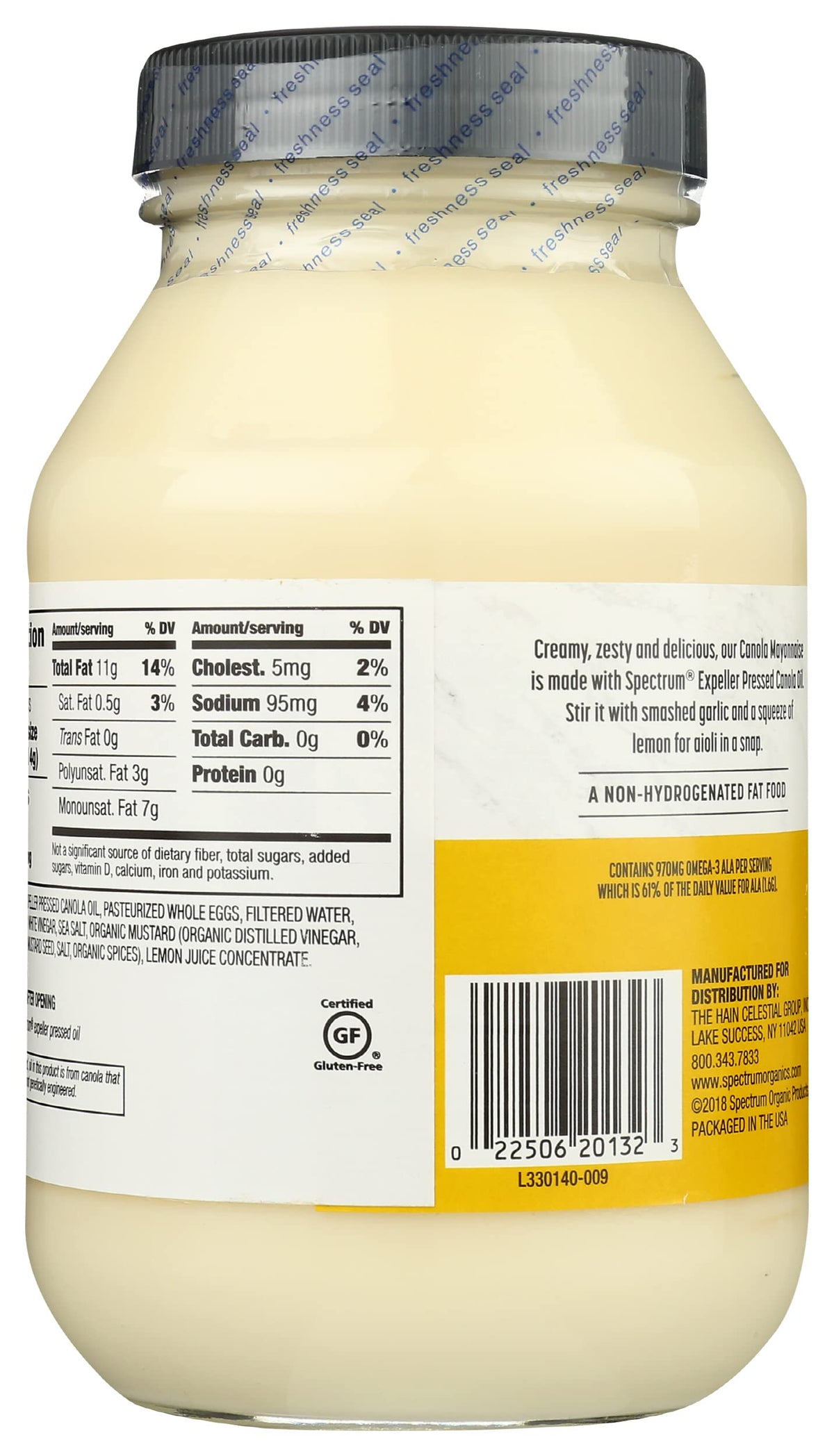 Spectrum Naturals Canola Mayonnaise (12X32 Oz)