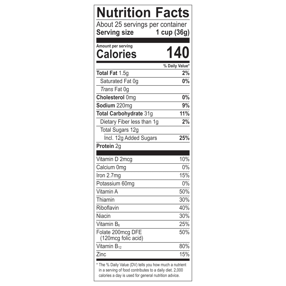 Cocoa PEBBLES Cereal, Gluten Free Rice Cereal, Family Size 32 oz Bag