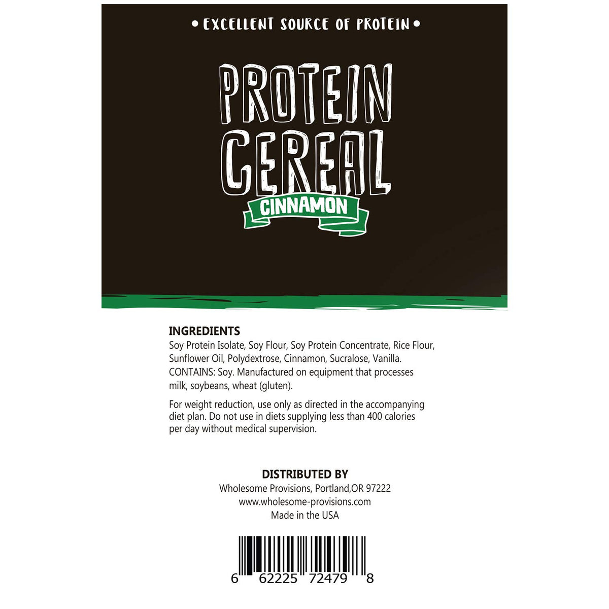 3 Pack Protein Cereal, Low Carb Cereal, High Protein Cereal, 15g Protein, 6g Net Carbs, High Performance Cereal, Macro-Controlle