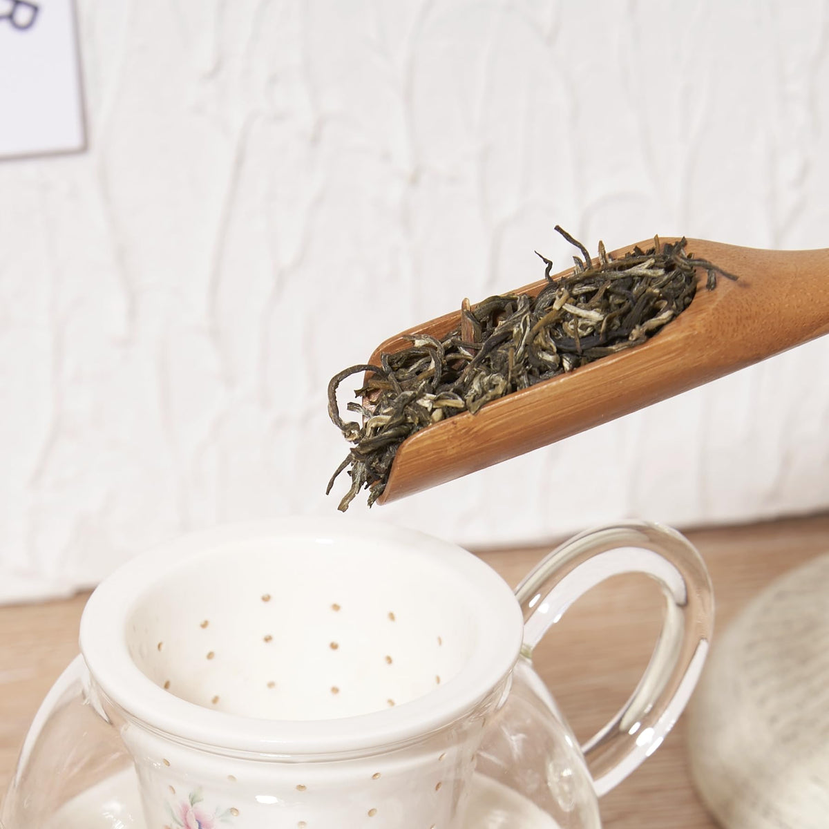 Chawuwarmsun [B] Jasmine Flower Green Tea,3.5Oz/100G,Chinese Loose Leaf Tea