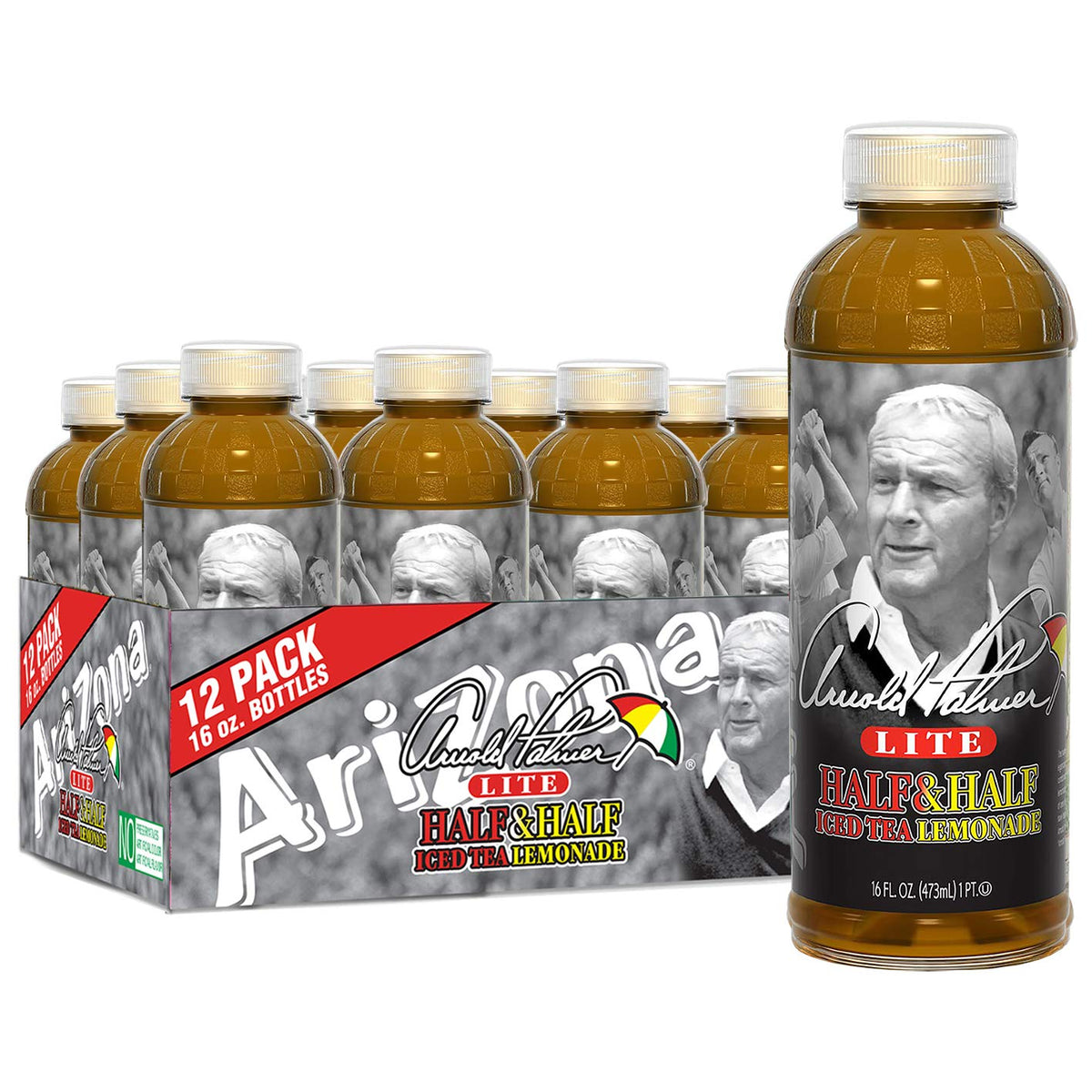 Arizona Arnold Palmer Half And Half - 16 Fl Oz (Pack Of 12)