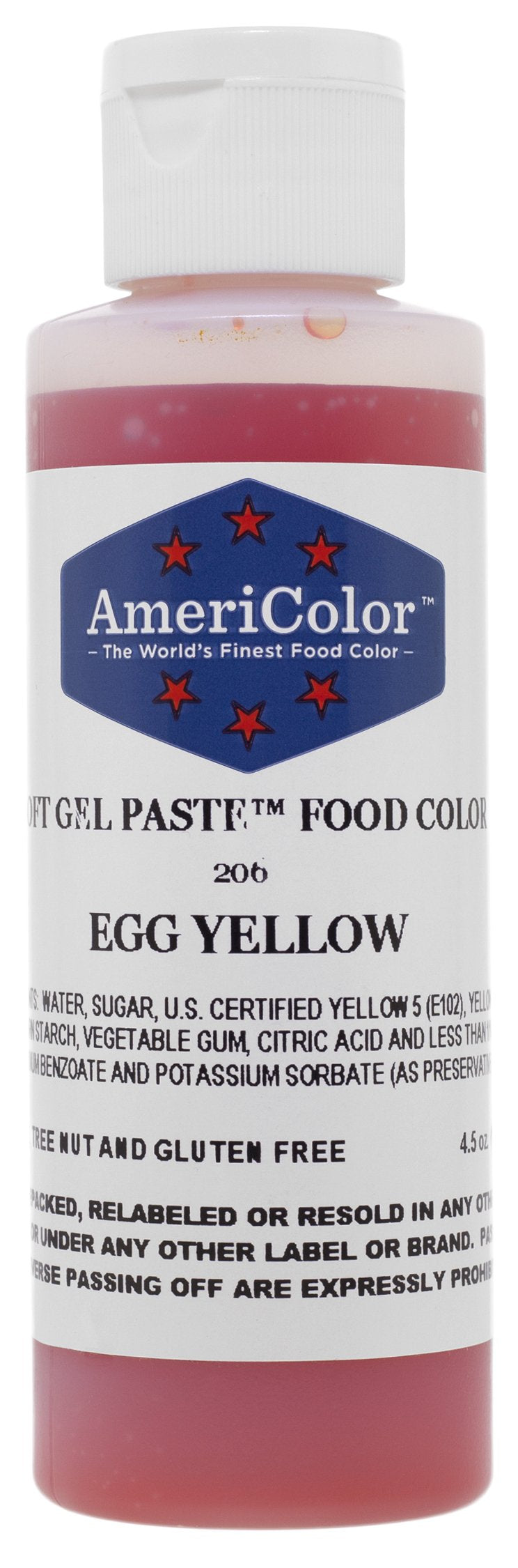 AmeriColor Gel Colour - Egg Yellow - 4 oz