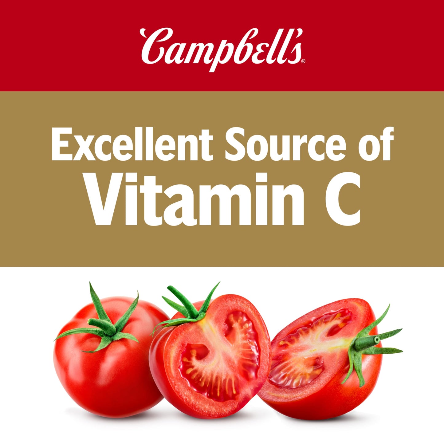 Campbells 100% Tomato Juice, 5.5 fl oz Can (6 Pack)