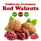 Food To Live - California Livermore Red Walnuts, 1 Pound Raw, No Shell, Kosher, Unsalted, Natural, Sirtfood, Bulk