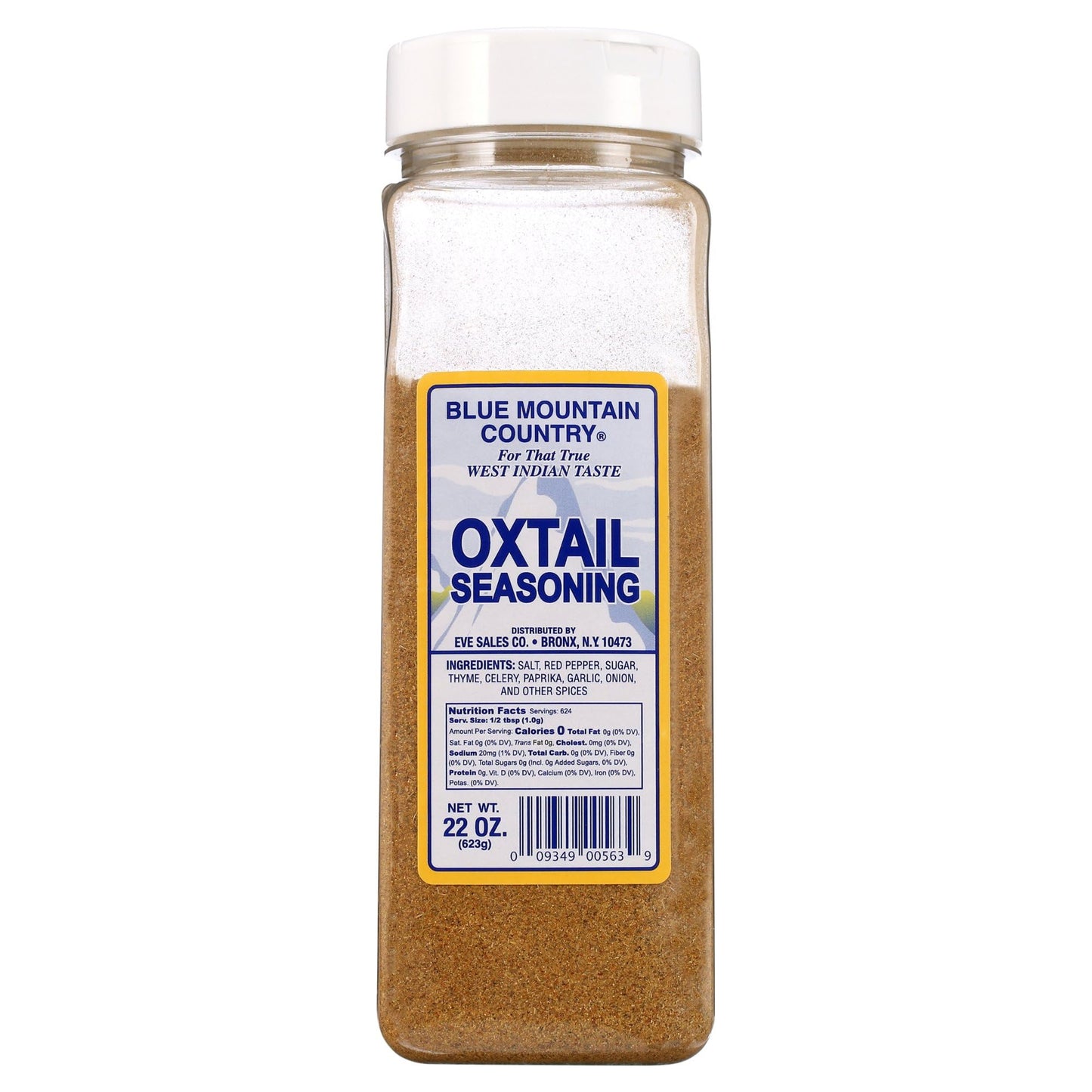 Blue Mountain Country Jamaican Oxtail Seasoning, 22 oz - Authentic Caribbean Spice Blend for Oxtail, Beef, Chicken, Soups, Stews