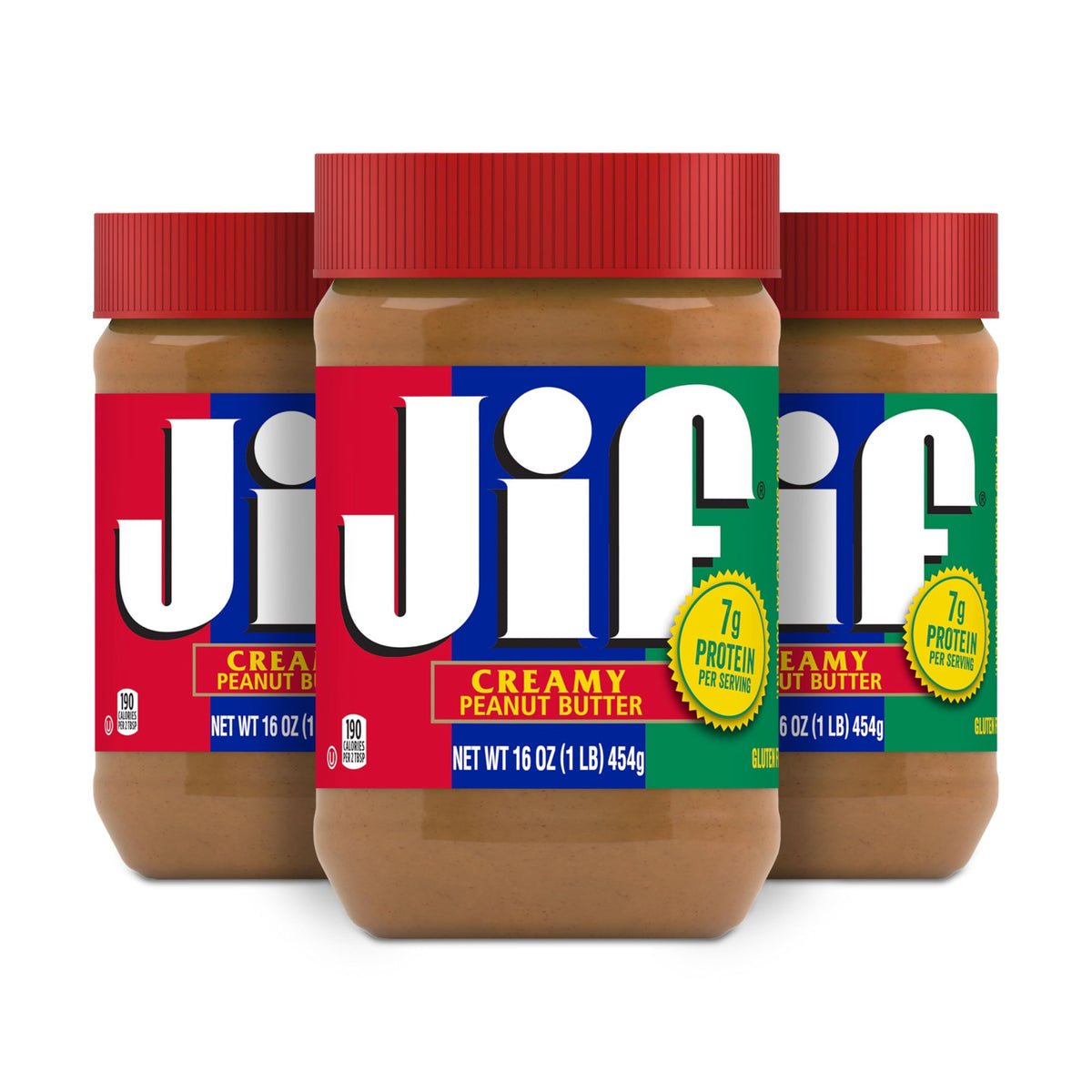 Jif Creamy Peanut Butter, 16 Ounces (Pack Of 3)