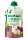 Beech-Nut Toddler Smoothies with Prebiotics, Apple Cherry Kiwi Purple Carrot & Yogurt Baby & Toddler Food Pouches, 3.5 oz (12 Pa