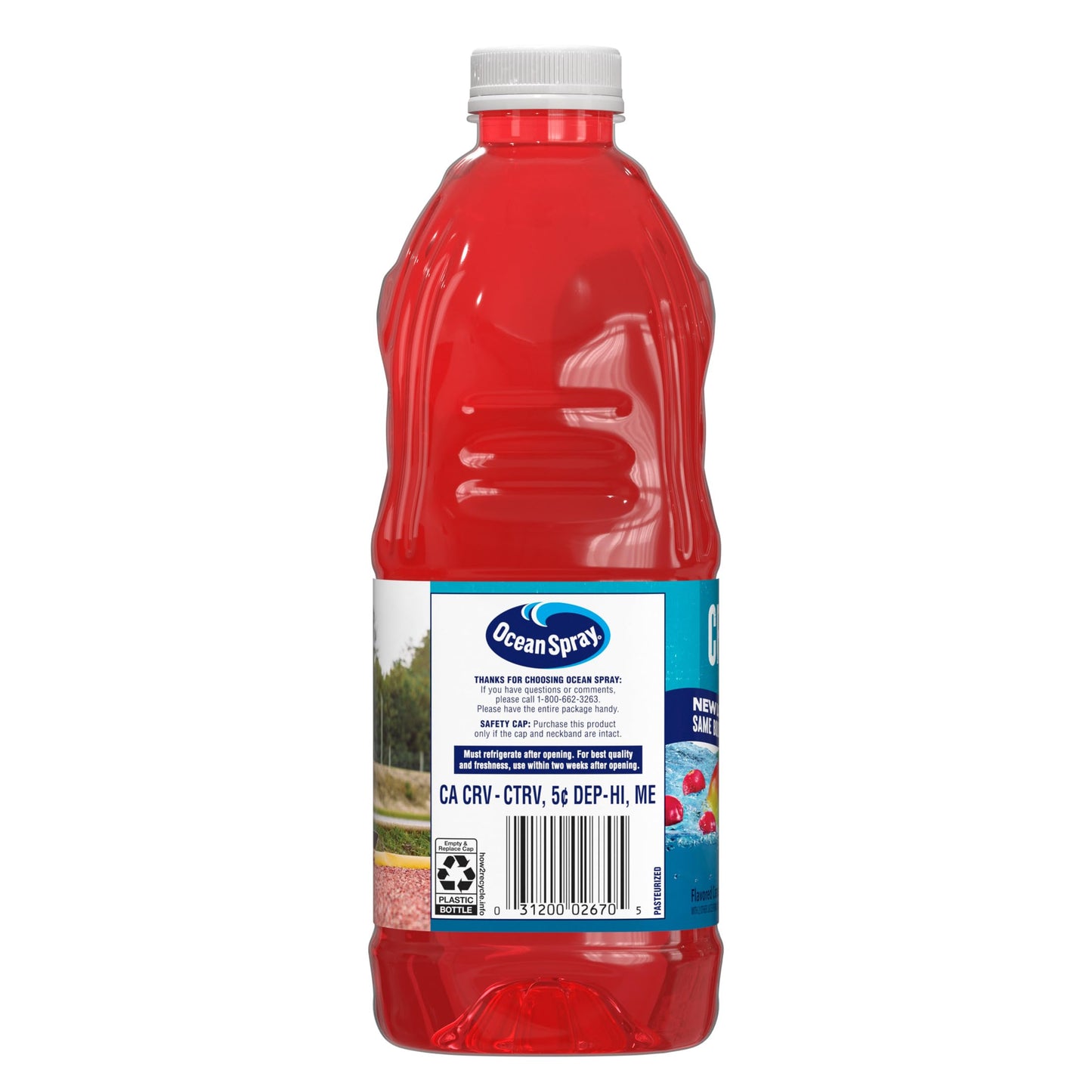 Ocean Spray Cran Tropical Juice, 64 Fl Oz Bottles, Pack of 8
