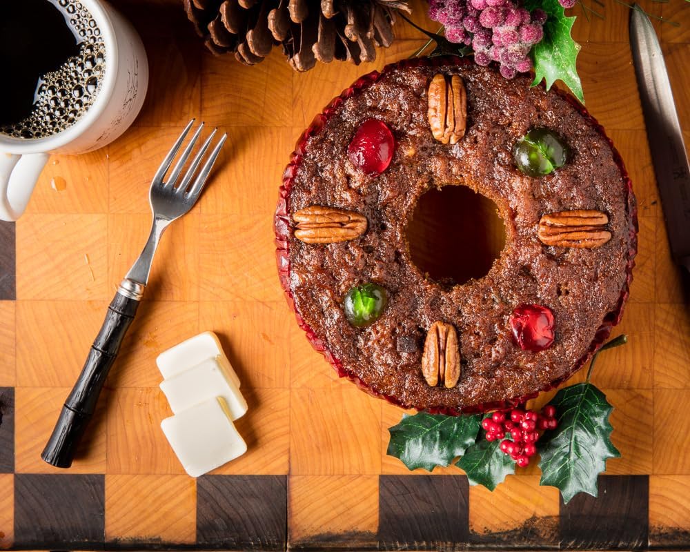 Assumption Abbey Fruit Cake, Traditional Tin, 32 oz (2 lbs), Model 4778224