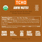 Tcho Aww Nuts! 75% Dark Chocolate Bars (10 Pack) | Plant Based, Organic & Fair Trade, | Non Gmo, Non-Dairy, Vegan Chocolate, Soy