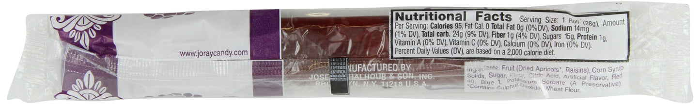 Joray Fruit Roll, Grape, 1-Ounce Units (Pack of 48)