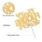 LINGBOOM Gold Glitter Cake Toppers for 37th Birthday Party Decorations, Size 37