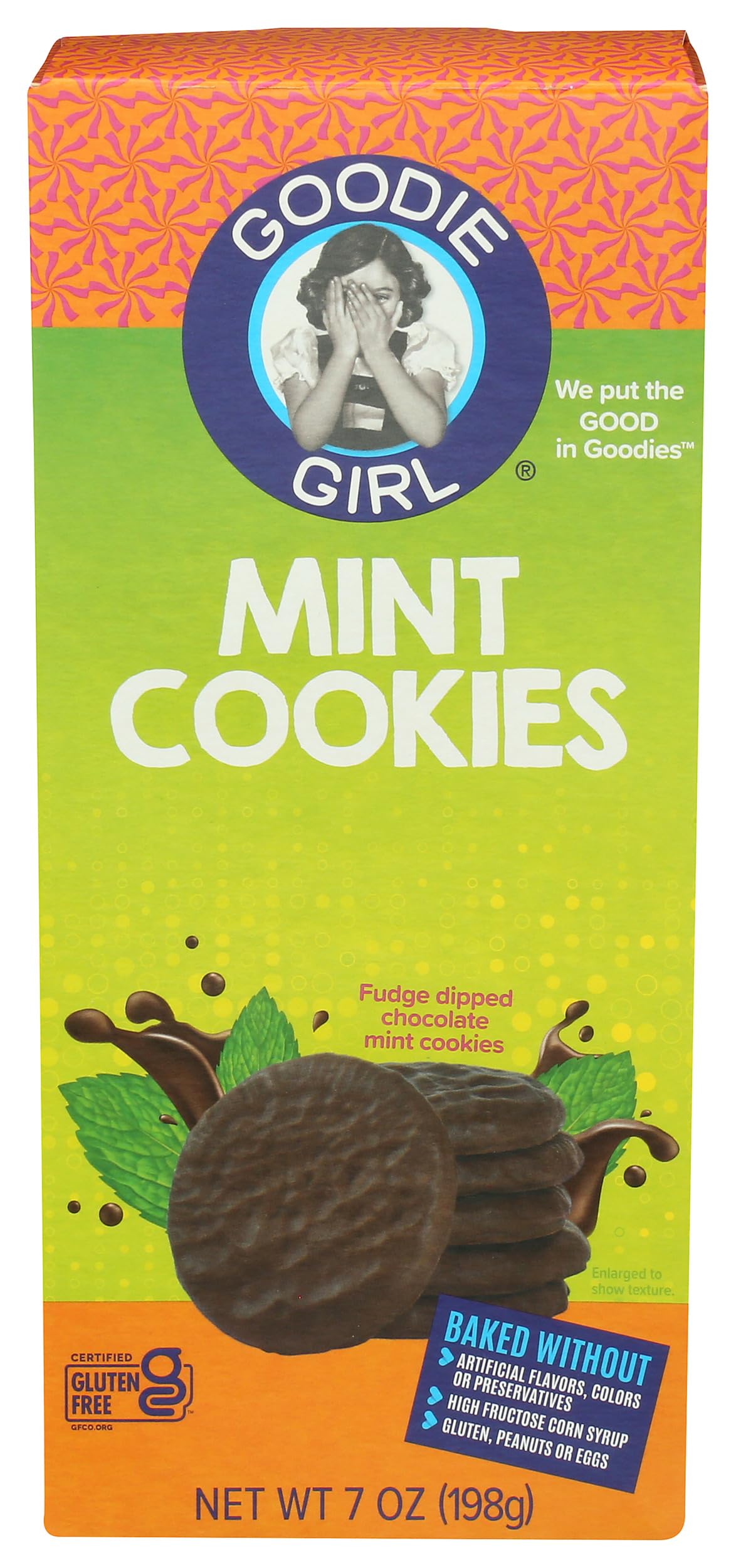 Goodie Girl Mint Slim Cookies, 7 Ounce