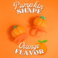 Sweetzo Pumpkin Lollipop Rings - Orange-Flavored Halloween Candy, 24 Count, Individually Wrapped for Parties and Goodie Bags
