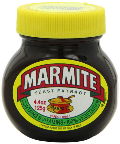 Marmite Yeast Extract, 4.4-Ounce Jars (Pack of 6)