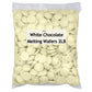 White Chocolate Coating Melting Wafers 2LB- Creamy and Sweet Taste, Perfect for Molding, Dipping, Desserts, and Candy 32oz (Whit