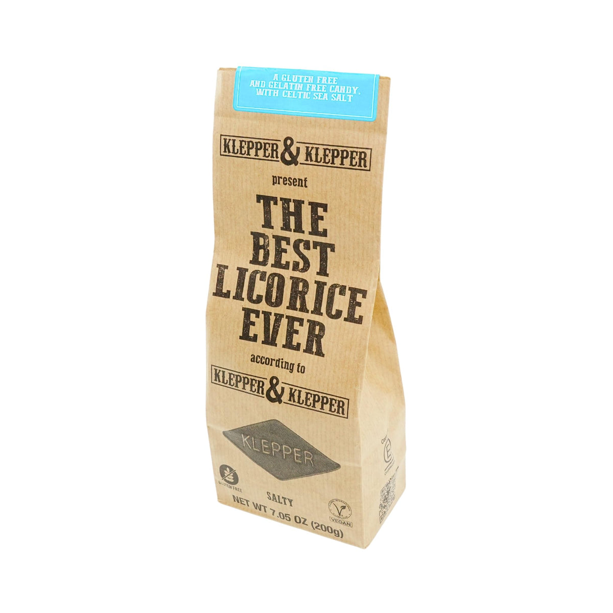 Klepper & Klepper Salty Licorice 7.05 Ounce Bag (Pack Of 3)