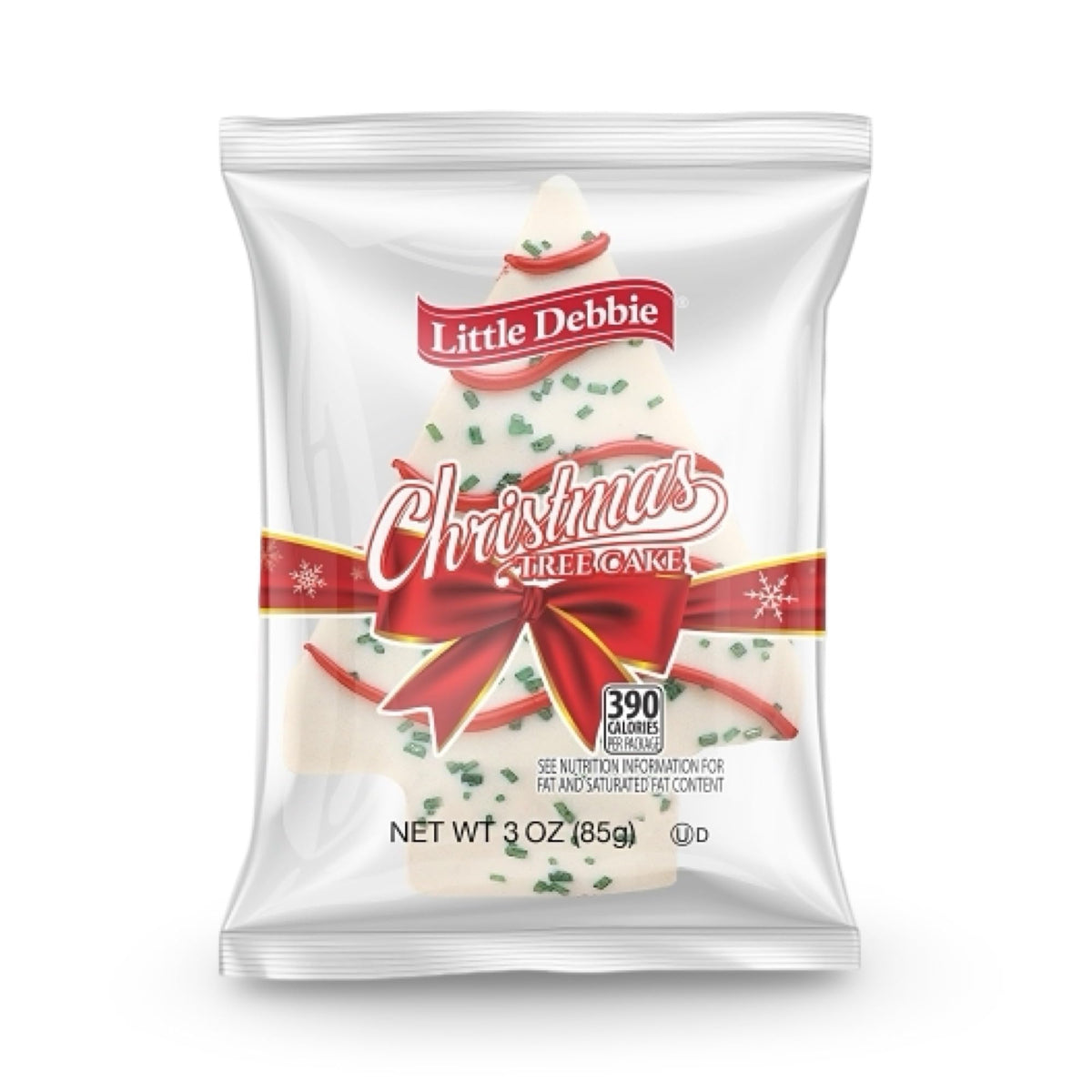 Little Debbie Christmas Tree Cakes - Vanilla | Mega Sized 3 oz Single Serve Snack Cakes, 6 Per Box