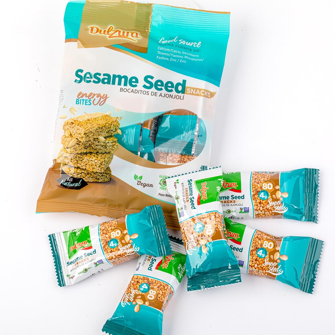 Dulzura Crunchy Sesame Seed Snacks - 3 oz Snack  ers (Pack of 1)