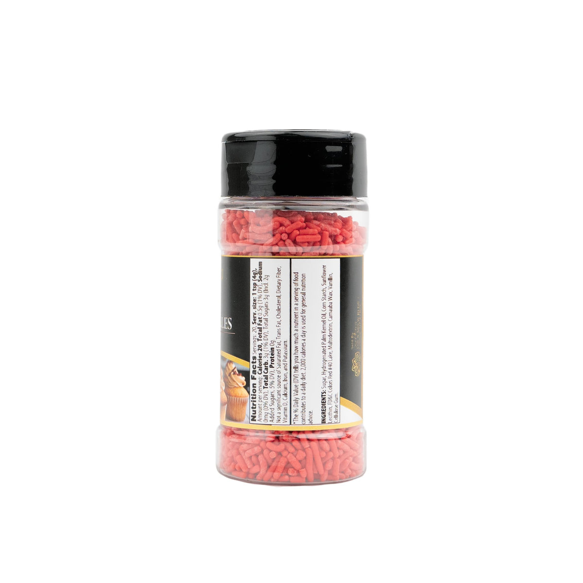 Granaroma Red Soft Sprinkles, Bright Decorative Topping, Festive And Fun Dessert Decorations (Red, 2.96)