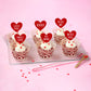 24 Pcs Valentine'S Day Heart Cupcake Toppers Glitter Double Layers Xoxo Sweet Love Be Mine Kiss Me Miss You Cupcake Picks Valent
