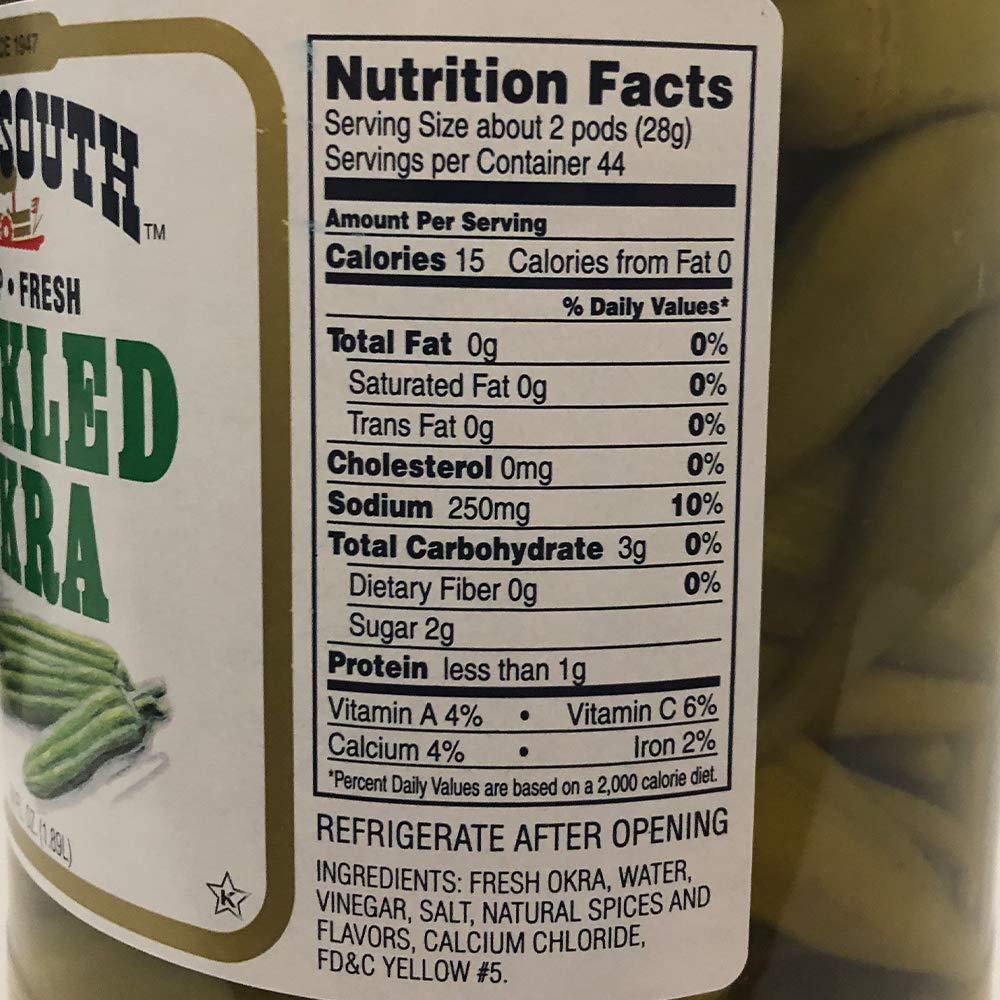 Old South Pickled Okra 64 Oz (Pack of 1)