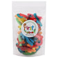 Firstchoicecandy Sweet & Sour Gummy Worms, Multi Flavors And Solid Colors (5 Pound, Super Fruit Mix)