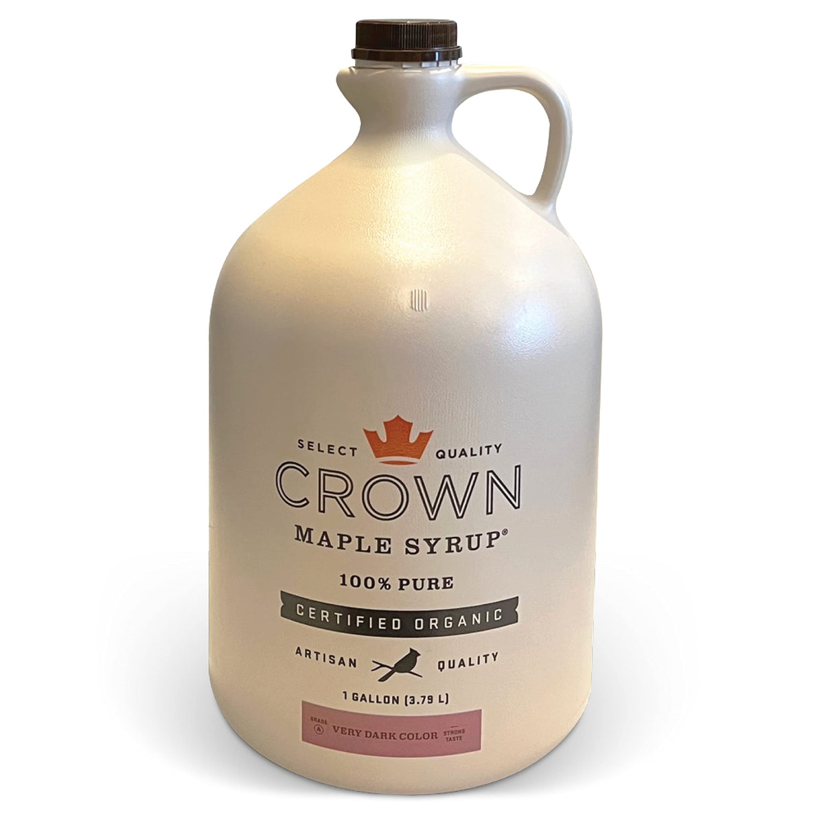 Crown Maple Organic Grade A Maple Syrup, Very Dark, 128 Fl. Oz (Pack Of 1)