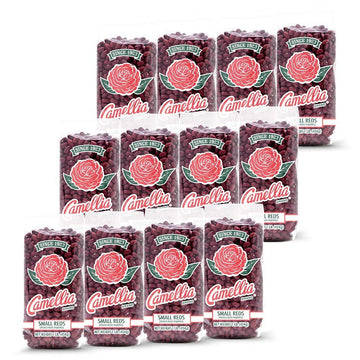 Camellia Brand Dried Small Red Beans, Caribbean-Style Bean, 1 Pound (Pack Of 12)