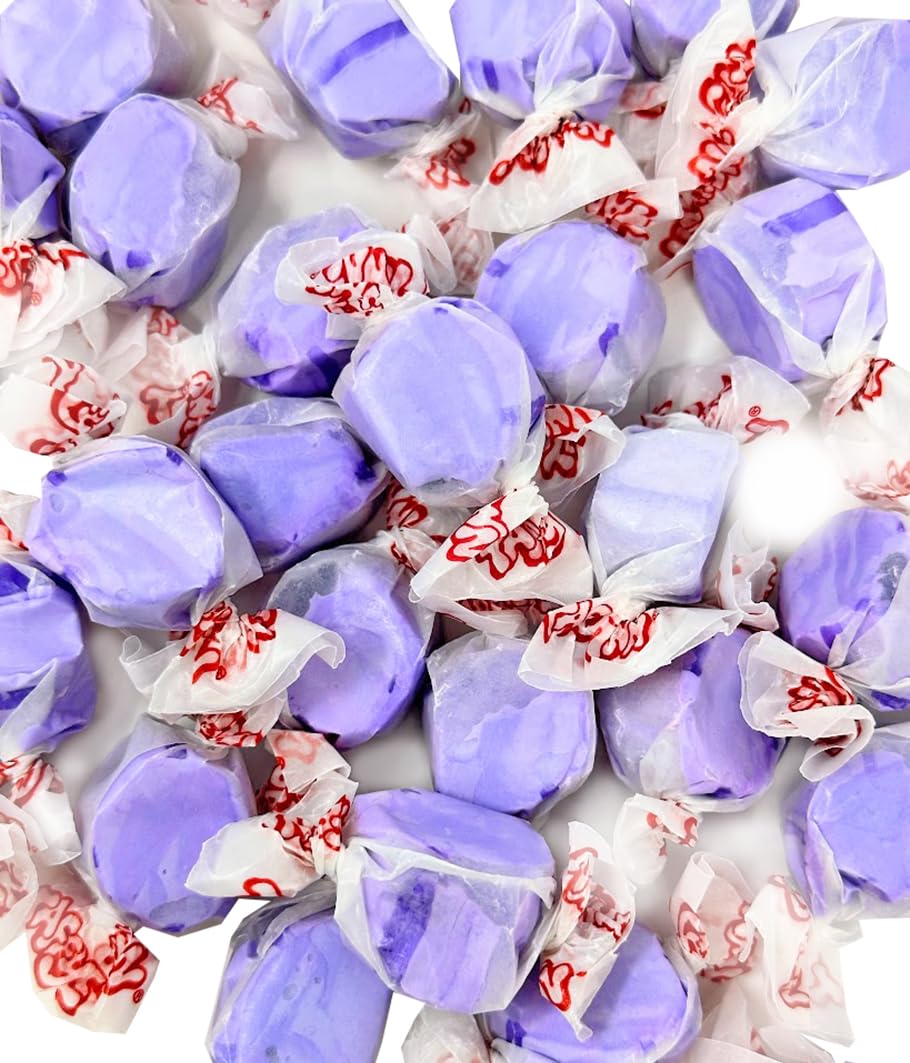 Sweetgourmet Grape Salt Water Taffy Bulk Candy | 1 Pound