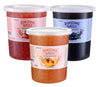 3 Flavors Popping Boba Pearls Bursting Tea Balls Drink & Dessert Topping Strawberry, Blueberry, Peach Flavored Bubble Tea Pearls (Blueberry, Strawberry, Peach, 2 Lb, Pack Of 3)